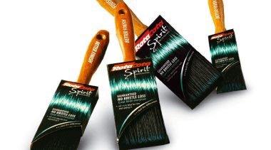 Selleys Spirit range paintbrushes. - Selleys Spirit range product, product design, tool, white