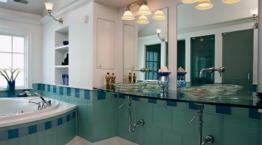 View of this bathroom area - View of bathroom, ceiling, countertop, estate, floor, home, interior design, kitchen, property, real estate, room, sink, gray