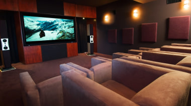 Interior view of lounge area - Interior view entertainment, interior design, room, black