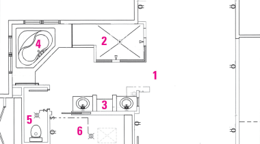 Architectural view of this home - Architectural view area, design, diagram, drawing, floor plan, line, plan, product design, white