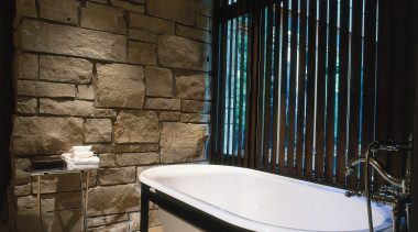 View of bathroom - View of bathroom - bathroom, interior design, room, brown, black