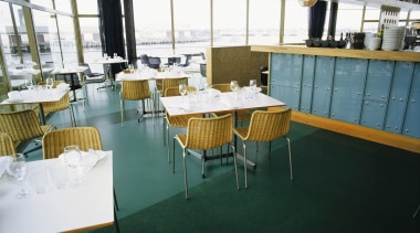 view of the walk easy comcork flooring - chair, flooring, furniture, table, black, white