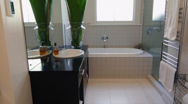 Examples of different heating options for bathrooms from bathroom, daylighting, floor, flooring, home, house, interior design, kitchen, property, real estate, room, sink, tile, window, gray