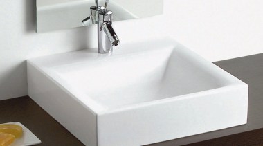 view of the bellavista swuare shaped aida bowl bathroom sink, ceramic, plumbing fixture, product design, sink, tap, white