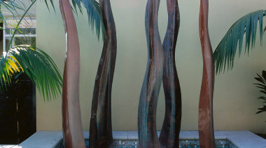 view of this pool designed by mayfair pools arecales, leisure, plant, sculpture, swimming pool, tree, water, water feature, gray