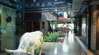 A view of the Waikato Innovation Park. - black, white