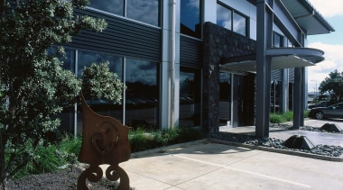 A view of the work done by Auckland architecture, facade, home, house, real estate, residential area, window, black