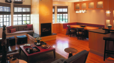 view of the lounge/dining area featuring  african furniture, interior design, living room, lobby, room, black