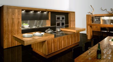 A view of a kitchen by Architects &amp; cabinetry, countertop, cuisine classique, furniture, interior design, kitchen, room, wood, black, brown