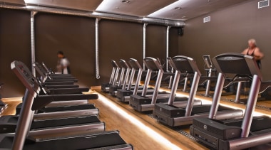 A view of some timber flooring from Moxon gym, room, structure, black
