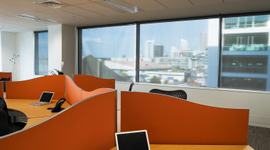 view of this office/meeting room in the new conference hall, interior design, office, brown