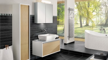 A view of some bathroom appliances from Zhender bathroom, bathroom accessory, bathroom cabinet, floor, flooring, interior design, plumbing fixture, product, product design, room, tile, white