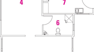 A view of the plan of the bathroom angle, area, design, diagram, drawing, font, line, product design, text, white