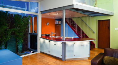 A view of this renovated ktichen featuring polished architecture, house, interior design, real estate