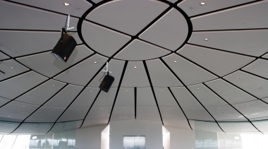 A view of some building materials supplied by architecture, ceiling, daylighting, dome, light, lighting, roof, structure, symmetry, window, gray