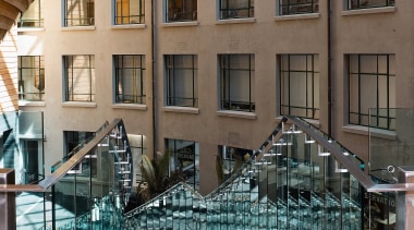 A view of the new Stevensons learning centre apartment, architecture, building, condominium, facade, tourist attraction, window