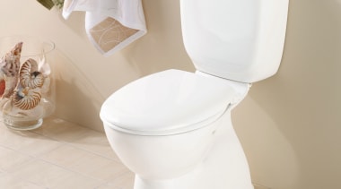 A view of a toilet from Caroma Industries. bathroom sink, ceramic, plumbing fixture, product, product design, toilet, toilet seat, gray