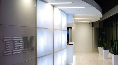 A view of some interior design by Hawkins architecture, ceiling, daylighting, glass, interior design, lighting, lobby, black, white