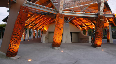 A view of some structural engineering work done structure, gray, red