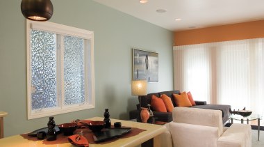 A view of the interior licing areas of ceiling, dining room, home, interior design, living room, property, real estate, room, table, wall, window, gray