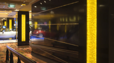 Central Joinery sourced all the timber, and manufactured lighting, night, public transport, black, brown