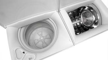 A view of this laundry featuring the latest automotive design, automotive exterior, automotive lighting, hardware, motor vehicle, product, product design, technology, white