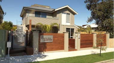 A demure street frontage provides a warm welcome backyard, cottage, elevation, estate, facade, fence, home, house, neighbourhood, outdoor structure, property, real estate, residential area, siding