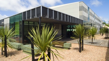 Exposed services and raw materials reinforce the technology architecture, corporate headquarters, facade, house, real estate