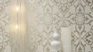 A view of some wallpaper from Vision Wallcoverings. interior design, wall, wallpaper, gray