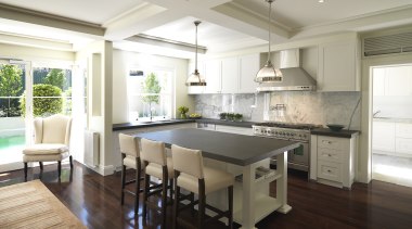 View of interior paints by PPG paint Systems ceiling, countertop, floor, flooring, hardwood, interior design, kitchen, laminate flooring, real estate, room, wood flooring, white