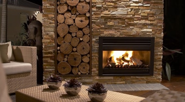 View of fire place by Heatmaster - View fireplace, floor, flooring, hearth, home, interior design, living room, wood burning stove, brown