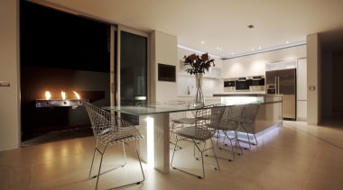 View of Kitchen built and designed by NKBA architecture, countertop, floor, flooring, interior design, kitchen, property, real estate, room, table, brown