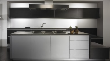 This Kitchen Cabinetry is from Metric Home and cabinetry, countertop, cuisine classique, furniture, home appliance, interior design, kitchen, kitchen stove, product design, sink, black, gray