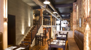 Aucklands Angus Steak House has moved to Fort café, interior design, restaurant, brown