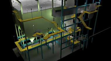 Lighting Designer Tracy Bronlund created 3D models of architecture, product, product design, black