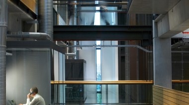 Soverign House Smales Farm features a multi services architecture, building, glass, black