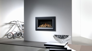For ease of installation, Faber fires can be fireplace, hearth, heat, home appliance, product design, wood burning stove, white, gray
