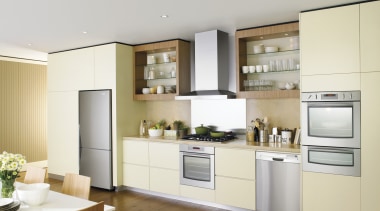 Westinghouse has released a new range of high-tech cabinetry, countertop, cuisine classique, home appliance, interior design, kitchen, real estate, white