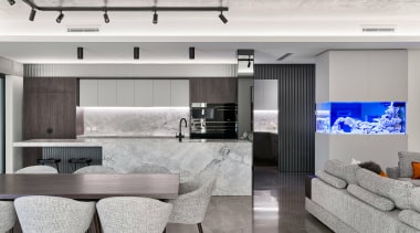 The kitchen space was to be well thought 