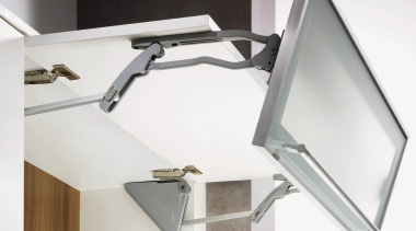 Hettich fittings combine contemporary technological advances with an furniture, lighting, product design, white
