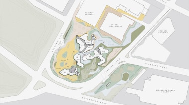 Floor plans for the Scape Youth Park. - area, design, diagram, map, plan, product design, text, white