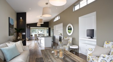 Bestwood Melamine is used for the kitchen and ceiling, home, interior design, living room, real estate, room, gray