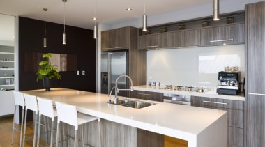 View of a kitchen which features appliances from cabinetry, countertop, cuisine classique, interior design, kitchen, real estate, gray