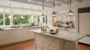 View of a new kitchen built in a cabinetry, countertop, cuisine classique, interior design, kitchen, real estate, room, gray, brown, orange, green, white, black