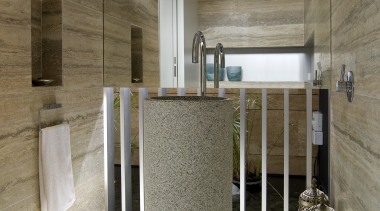 View of the power room with elongated cylindrical architecture, floor, flooring, interior design, product design, brown, gray, white