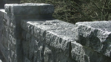 View of the stone balustrade of the Victoria grass, rock, stone wall, wall, black