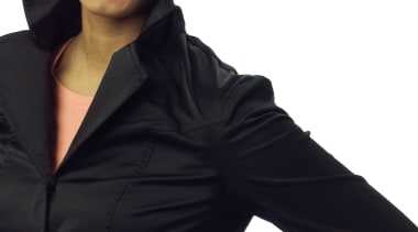 View of Benjamin Moore Paints. - View of black hair, businessperson, formal wear, model, professional, sleeve, smile, suit, white collar worker, black, white