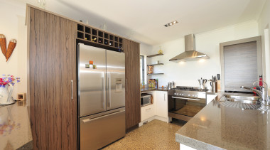 View of the kitchen in this home built cabinetry, countertop, cuisine classique, interior design, kitchen, property, real estate, room, white, brown