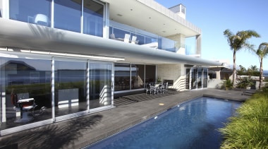 View of Pool resource pools - View of estate, family car, house, property, real estate, resort, swimming pool, villa, window