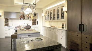 View of SieMatics BeauxArts kitchen collection. - View cabinetry, countertop, cuisine classique, interior design, kitchen, room, brown